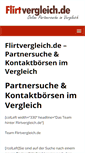 Mobile Screenshot of flirtvergleich.de