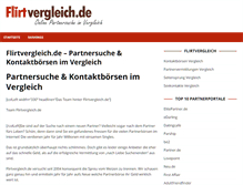 Tablet Screenshot of flirtvergleich.de